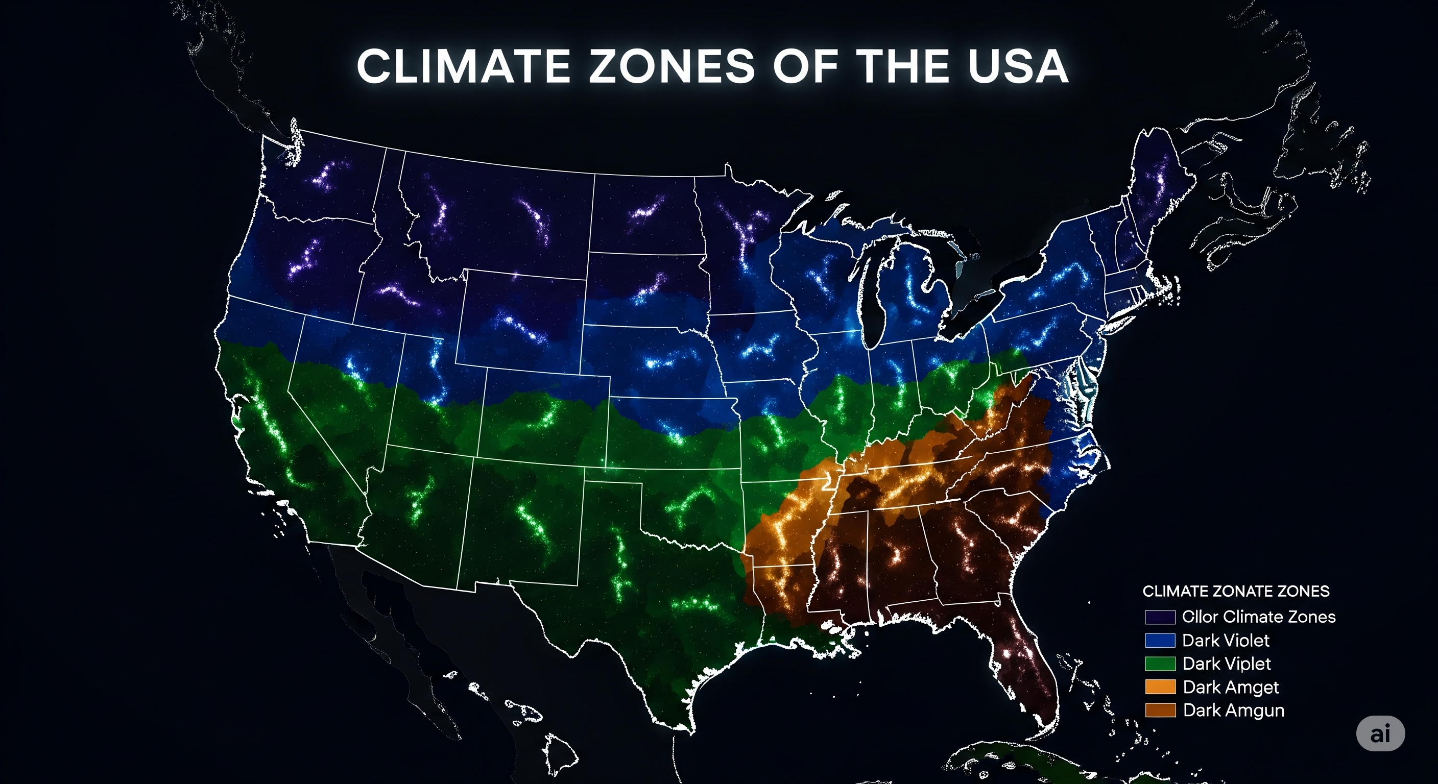 Climate Zones of the USA