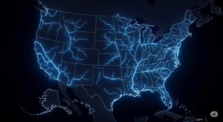 Major Rivers of the USA