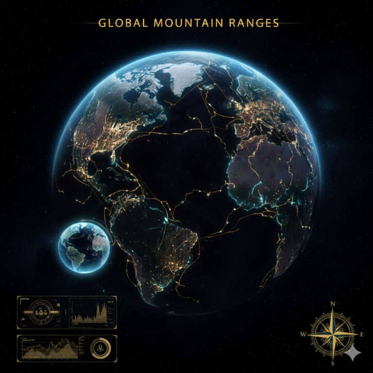 mountain ranges of the world