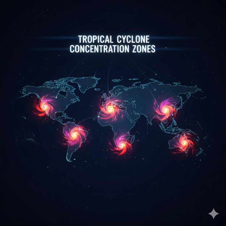 Tropical Cyclone Concentration Zones