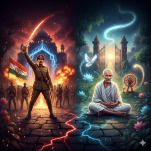 Differences in the Approach of Subhas Chandra Bose and Mahatma Gandhi