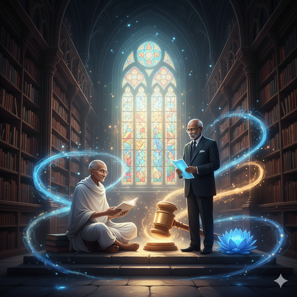 Mahatma Gandhi and B.R. Ambedkar