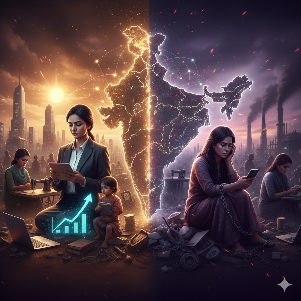 Positive and Negative Effects of Globalization on Women in India