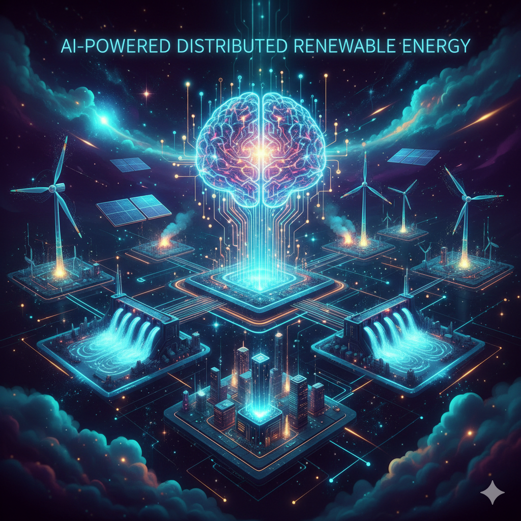 AI-Powered Distributed Renewable Energy