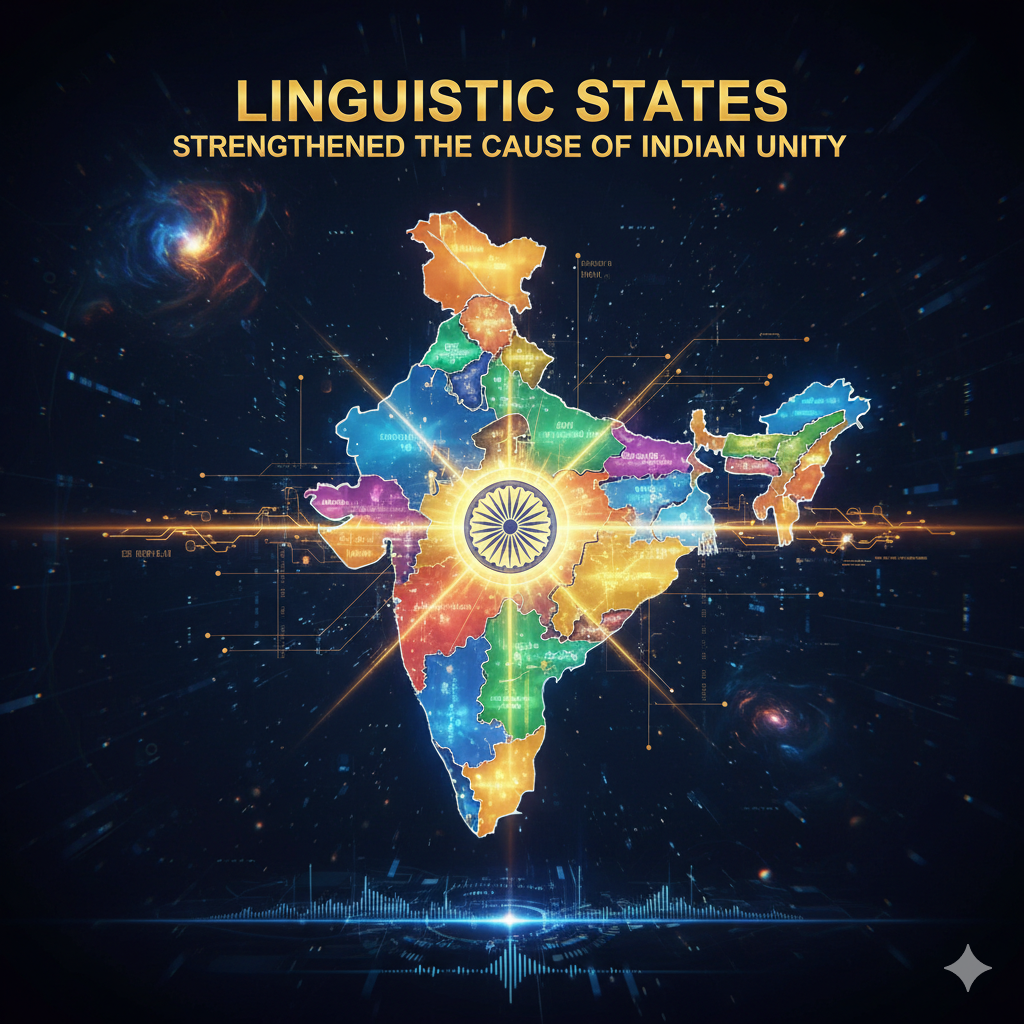 Linguistic States Strengthened the Cause of Indian Unity