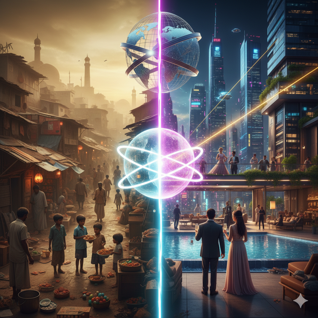 Poverty Persists in India vs richness in india