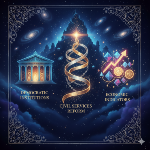 Democratic Institutions, Civil Services Reform, and Economic Indicators