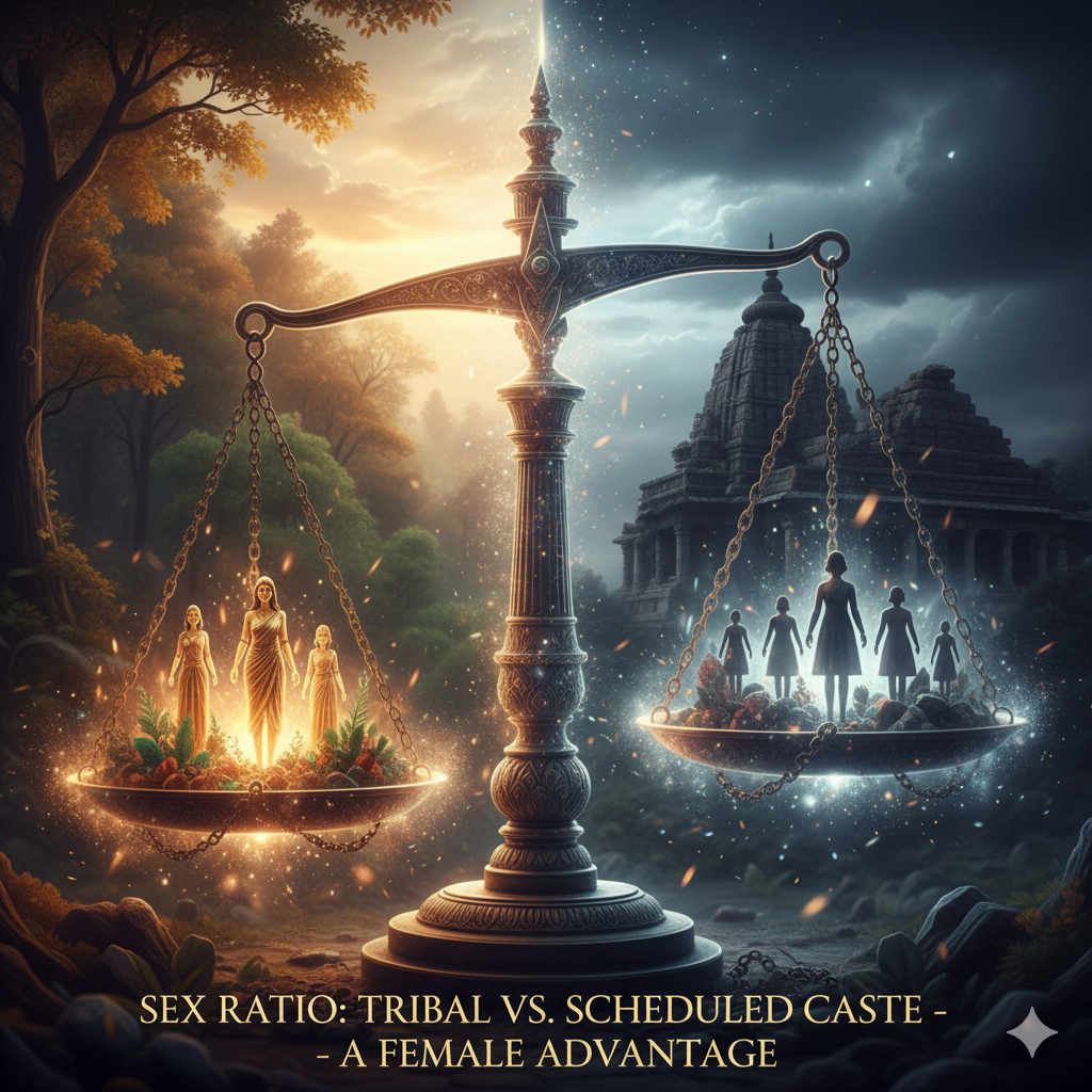 Sex Ratio Among India’s Tribal Communities Is More Favorable to Women Than Among Scheduled Caste