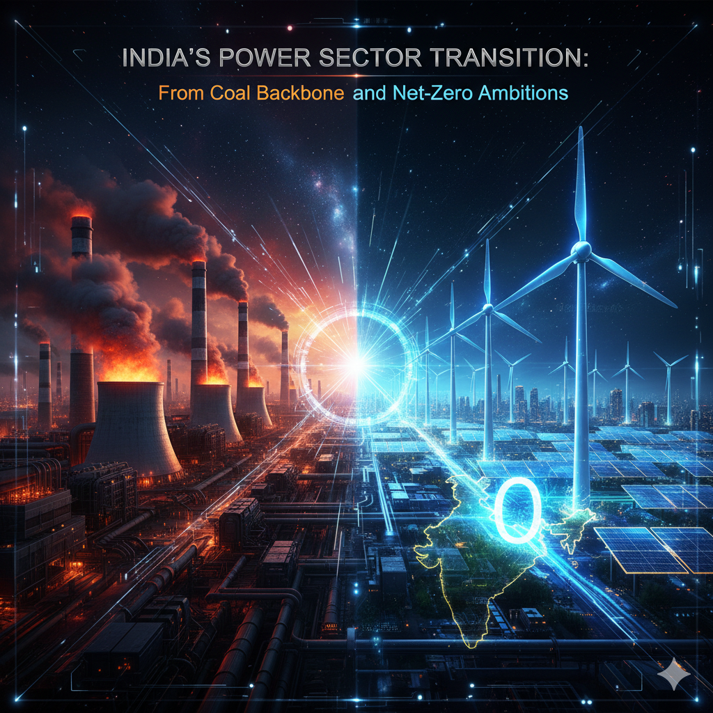 India’s Power Sector Transition: From Coal Backbone to Renewables and Net-Zero Ambitions