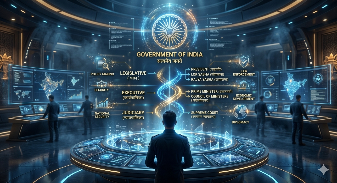 Structure and Functions of the Government of India