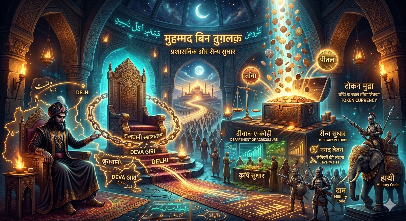 Administrative and Military Reforms of Muhammad bin Tughlaq