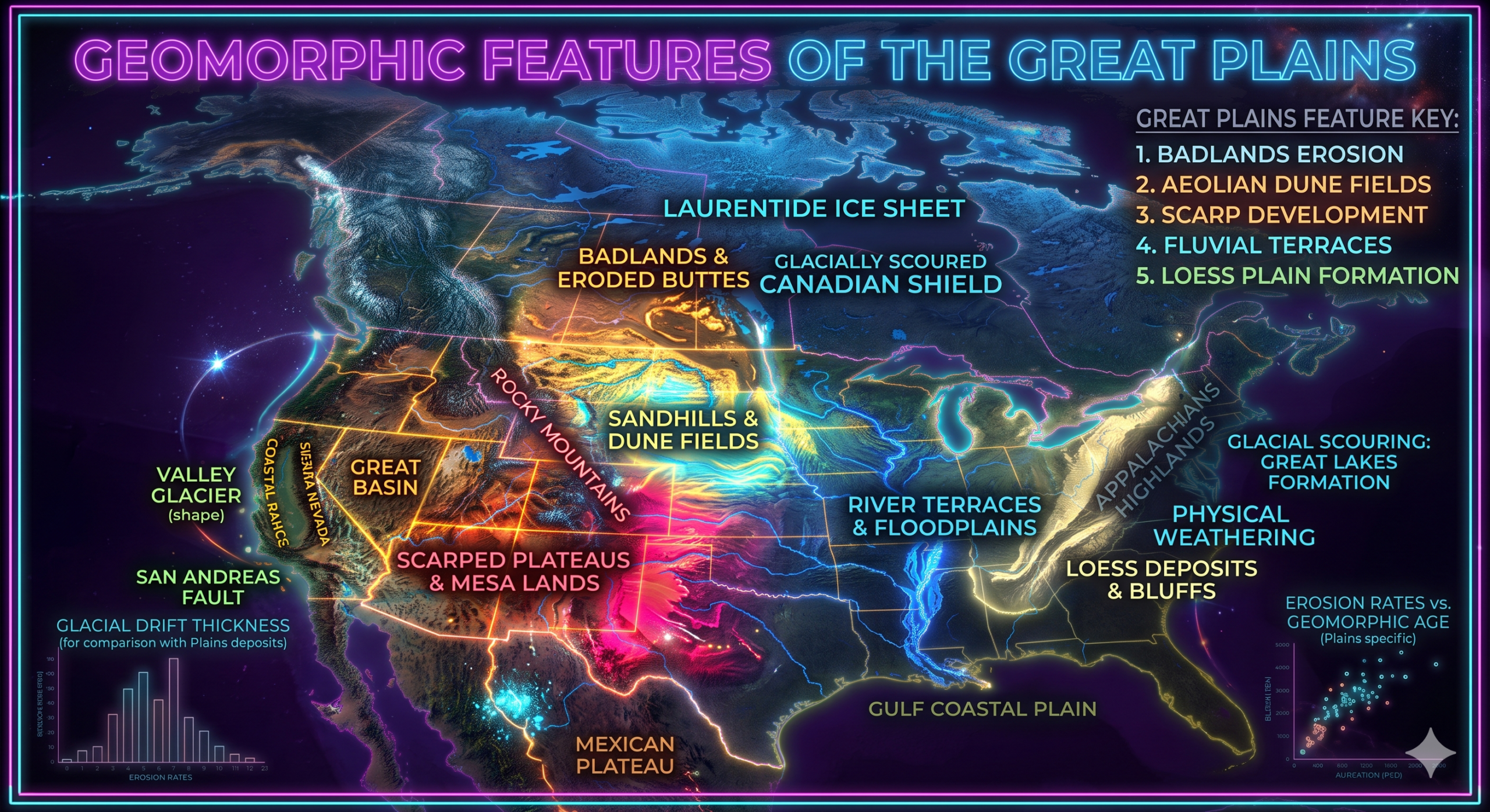 Great Plains, Great Plains Geomorphology