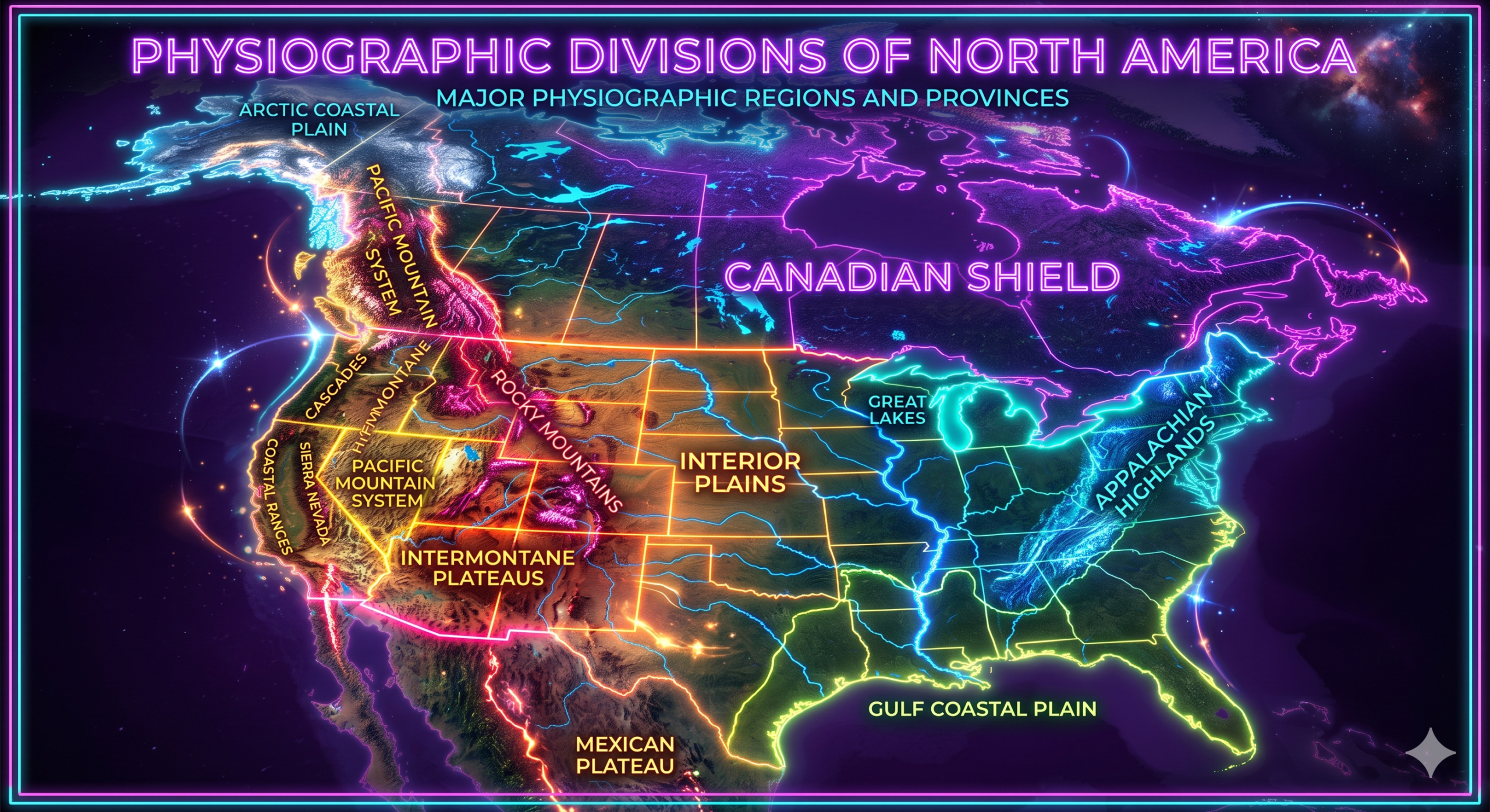 Physiographic Divisions of North America